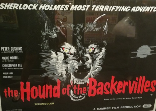 Poster for Hammer House Hound of the Baskervilles